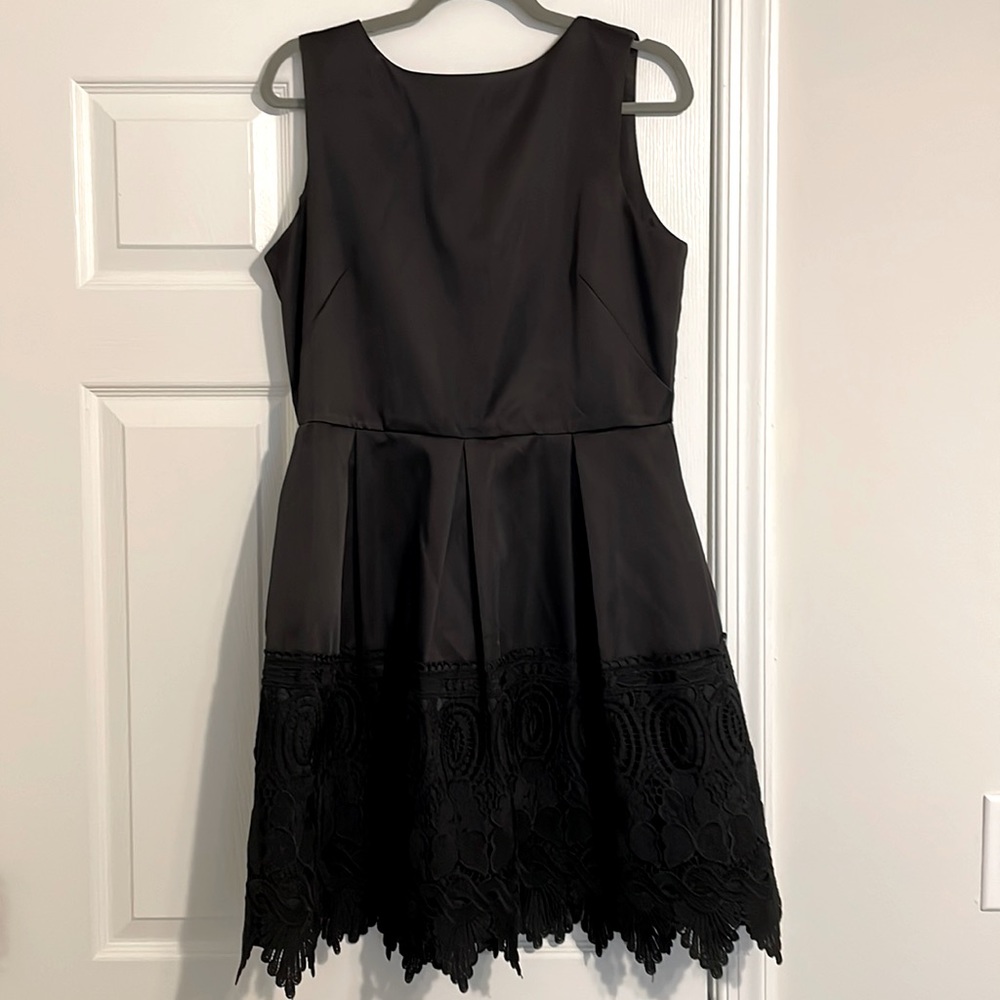 Modcloth Black Lace Detail Dress